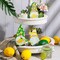 3 Pcs Lemon Gnomes Decor Lemon Wooden Decorations for Kitchen Summer Tiered Tray Gnomes Lemon Wooden Tabletop Centerpiece Farmhouse Lemon Gnome Freestanding Table Signs for Summer Home Decoration